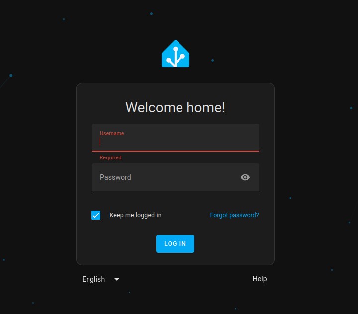 Home Assistant Login